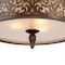 Cwi Lighting Nicole 5 Light Drum Shade Flush Mount With Brushed Chocolate Finish 9807C21-5-116 - alternate 5